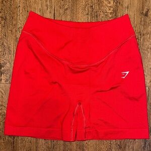 Red Women's Athletic Shorts